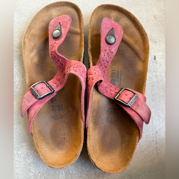 Birkenstock Gizeh Suede Thong Sandals - Picture 1 of 9
